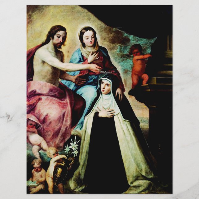 Saint Mary Magdalene de’ Pazzi Carmelite  Flyer (Front)