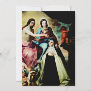 Saint Mary Magdalene de’ Pazzi Carmelite  Holiday Card