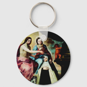 Saint Mary Magdalene de’ Pazzi Carmelite  Key Ring