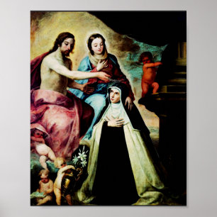 Saint Mary Magdalene de’ Pazzi Carmelite  Poster