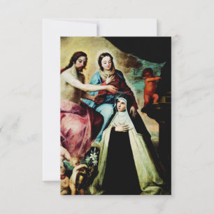 Saint Mary Magdalene de’ Pazzi Carmelite  Thank You Card