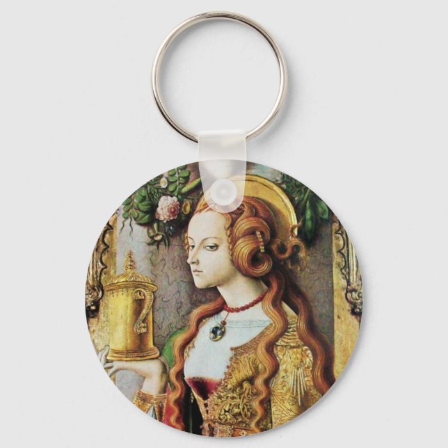 SAINT MARY MAGDALENE KEY RING (Front)