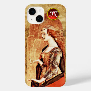 SAINT MARY MAGDALENE Parchment Ruby Gem Monogram Case-Mate iPhone 14 Case