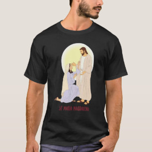 Saint Mary Magdalene Pray For Us Catholic Patr T-Shirt