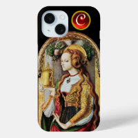 SAINT MARY MAGDALENE Ruby Gem Monogram ,Black