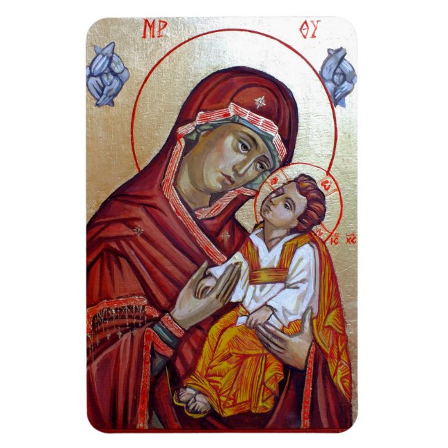 Saint Mary Theotokos Magnet (Vertical)