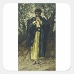 Saint Matthew by James Tissot Square Sticker