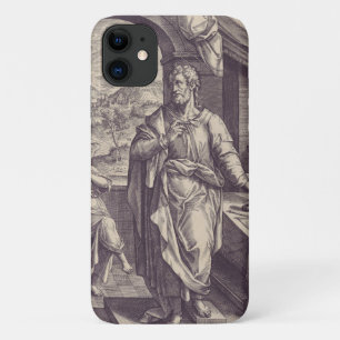 Saint Matthew Engraving Divine Inspiration iPhone 11 Case