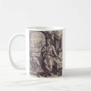 Saint Matthew Engraving Divine Inspiration Coffee Mug