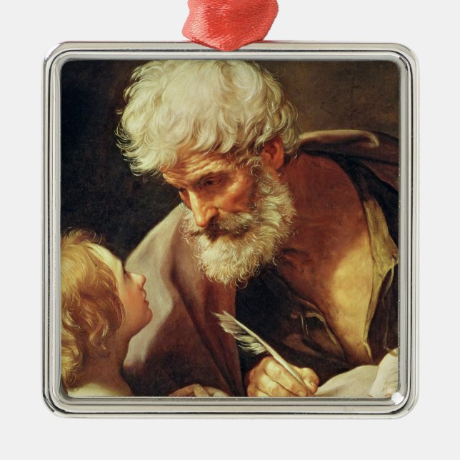 Saint Matthew Metal Tree Decoration (Front)