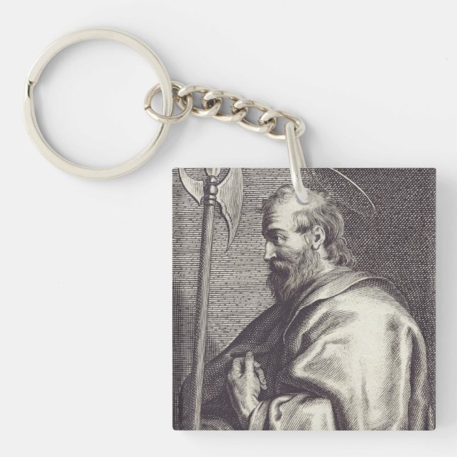 Saint Matthew the Apostle Key Ring (Front)