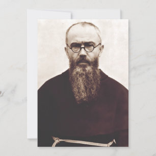 Saint Maximilian Kolbe Martyr of Charity Holiday Card