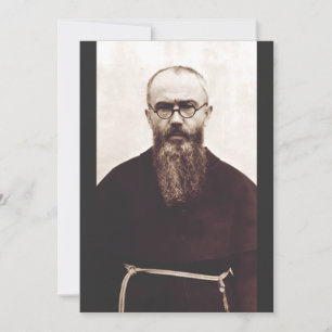 Saint Maximilian Kolbe Martyr of Charity Invitation