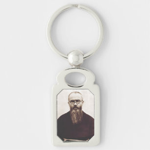 Saint Maximilian Kolbe Martyr of Charity Key Ring