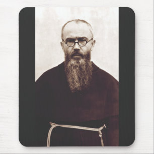Saint Maximilian Kolbe Polish Catholic priest Mouse Mat