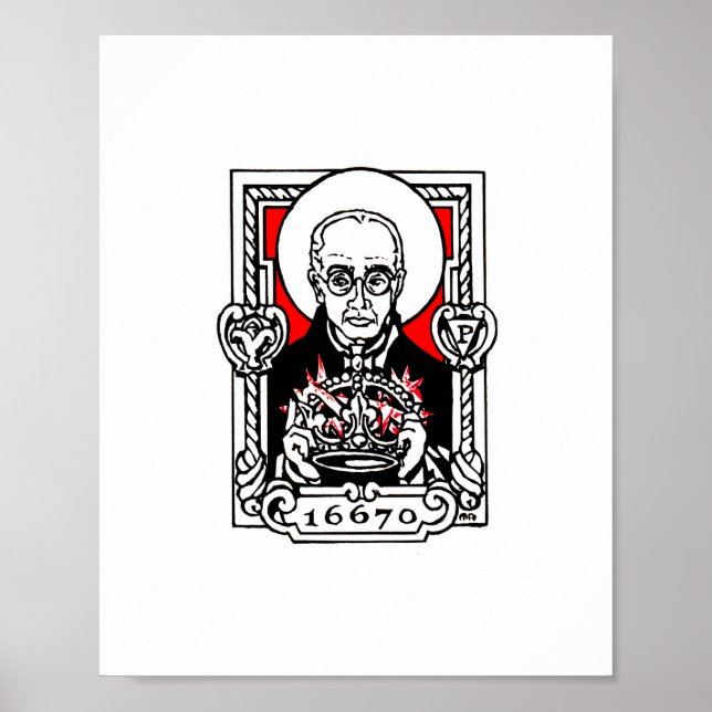 Saint Maximilian Kolbe Poster (Front)