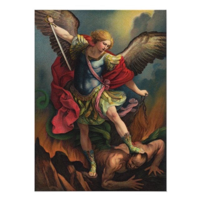 Saint Micahel the Archangel Photo Print (Front)