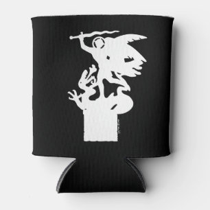 Saint Michael and Dragon (in White) Can Cooler