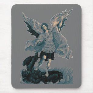Saint Michael Archangel 2 Mouse Mat