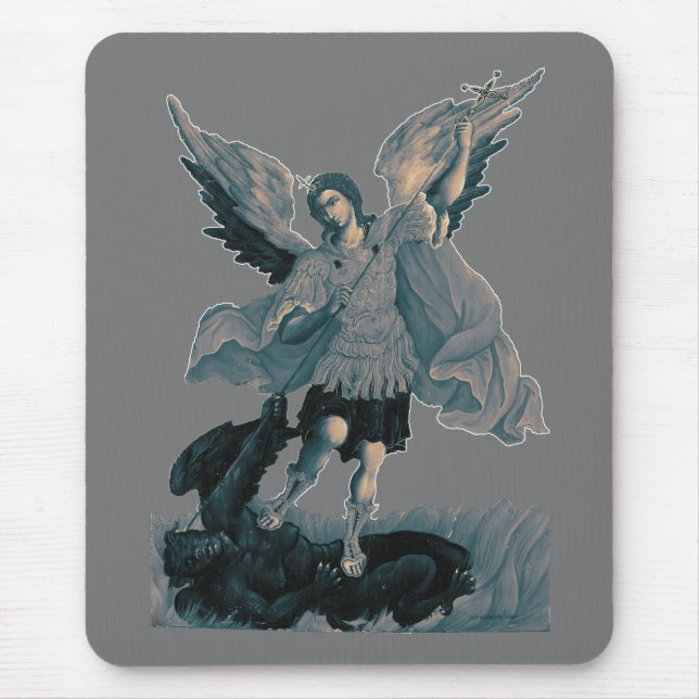 Saint Michael Archangel 2 Mouse Mat (Front)