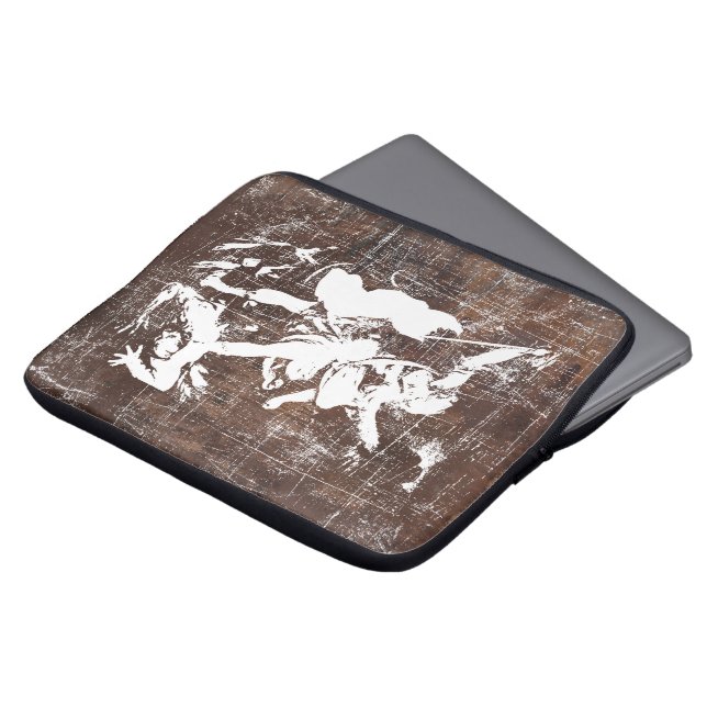 Saint Michael Archangel Laptop Sleeve (Front Top)