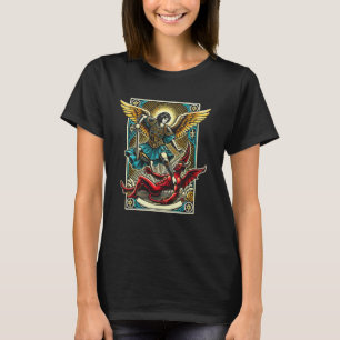 Saint Michael Archangel Prayer Catholic T-Shirt