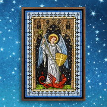 Saint Michael Battles the Beast Poster