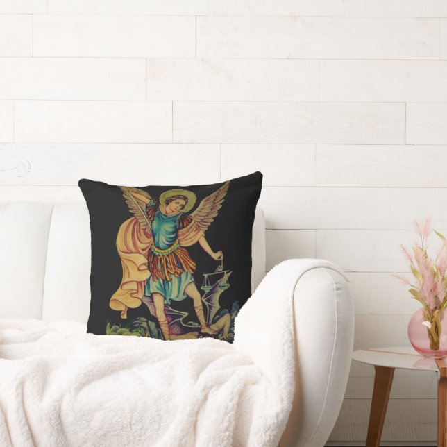 Saint Michael Blessing Pillow (Couch)