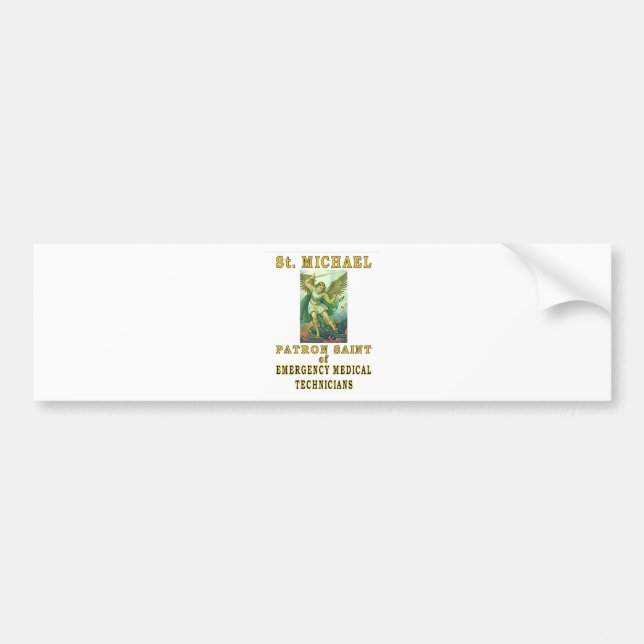 SAINT MICHAEL BUMPER STICKER (Front)