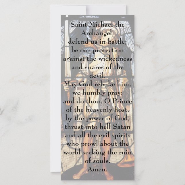 Saint Michael by Sir Edward Coley Burne-Jones (Front)