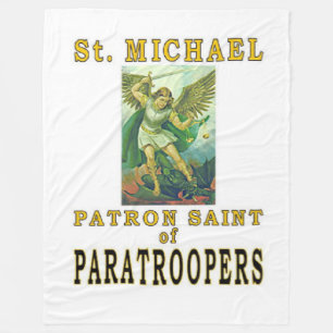 SAINT MICHAEL FLEECE BLANKET