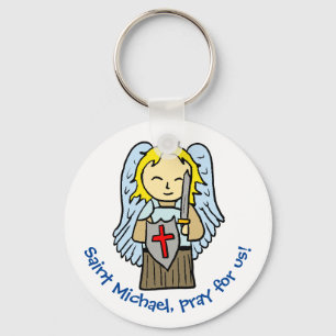Saint Michael Key Chain