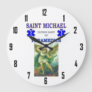 SAINT MICHAEL LARGE CLOCK