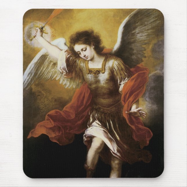 Saint Michael Mouse Mat (Front)