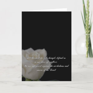 Saint Michael Prayer Holiday Card