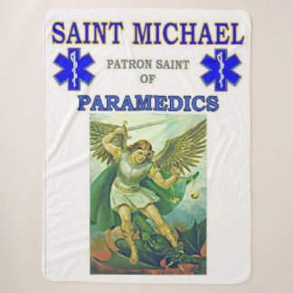 SAINT MICHAEL SHERPA BLANKET