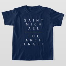 Saint Michael Tee - Unisex Navy 