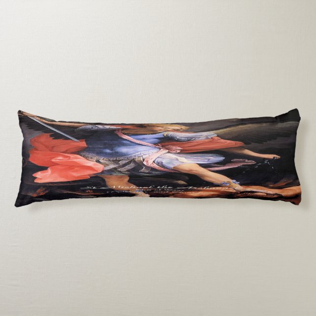 Saint Michael the Archangel Body Cushion (Front)