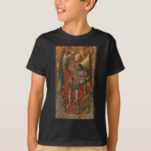 Saint Michael The Archangel Defeating Satan Christ T-Shirt