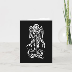 Saint Michael The Archangel Defend Us In Battle  Card