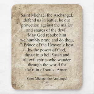 Saint Michael the Archangel Mouse Mat