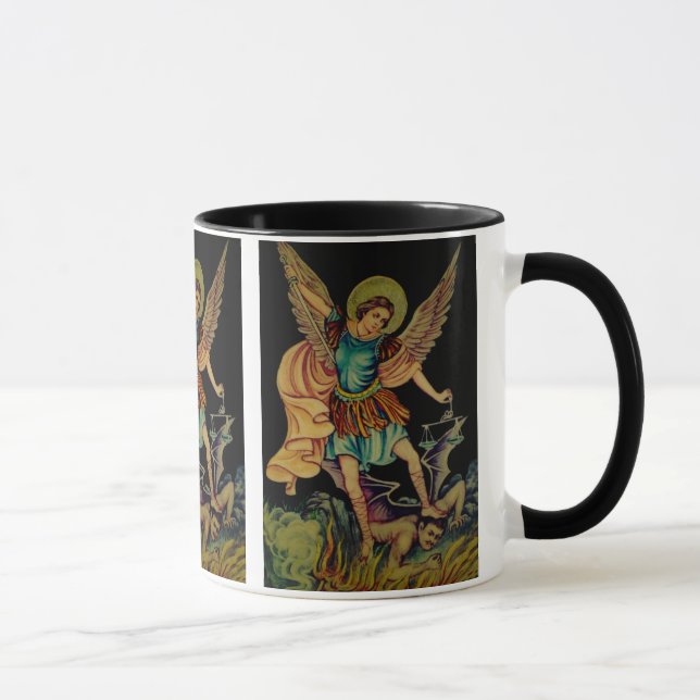Saint Michael The Archangel Mug (Right)