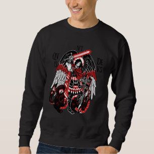 Saint Michael The Archangel Prayer Catholic Tradit Sweatshirt