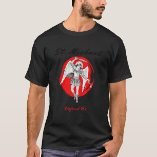 Saint Michael The Archangel Prayer Catholic Tradit T-Shirt