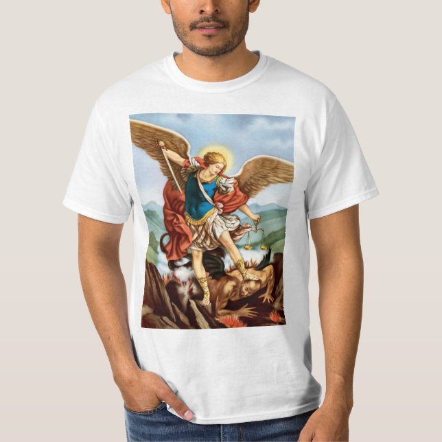 Saint Michael the Archangel T-Shirt (Front)