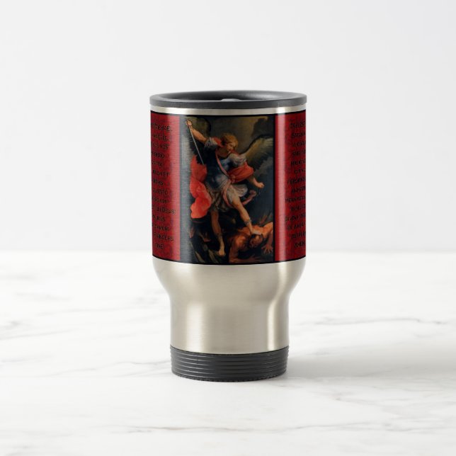 Saint Michael the Archangel Travel Mug (Center)
