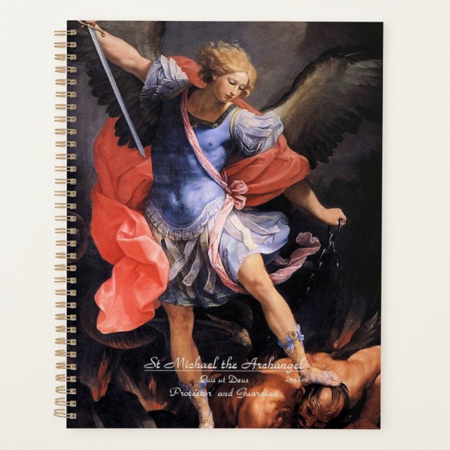 Saint Michael the Archangel with Prayer Planner (Front)