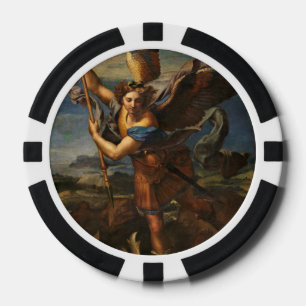 Saint Michael Vanquishing Satan Poker Chips
