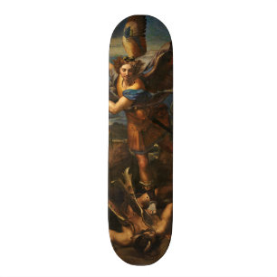 Saint Michael Vanquishing Satan Skateboard