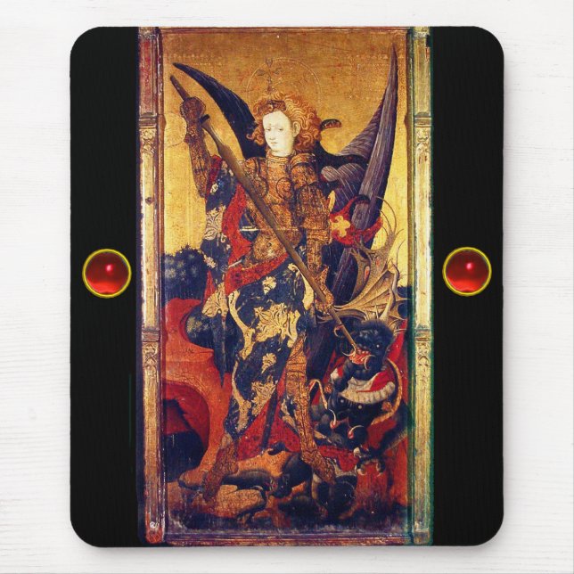 Saint Michael Vanquishing the Devil , Mouse Mat (Front)